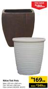 Nikie/Toti Pots 463309, 463311-Each