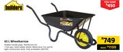 Builders Wheelbarrow 467570-65Ltr
