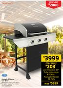 Megamaster Crusade 3-Burner Gas Braai 784949