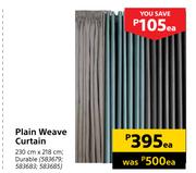 Plain Weave Curtain-230cm x 218cm Each