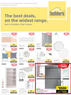 Builders Botswana : The Best Deals On The Widest Range (29 September - 30 November 2020), page 1
