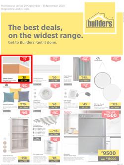 Builders Botswana : The Best Deals On The Widest Range (29 September - 30 November 2020), page 1