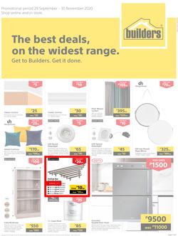Builders Botswana : The Best Deals On The Widest Range (29 September - 30 November 2020), page 1