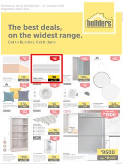 Builders Botswana : The Best Deals On The Widest Range (29 September - 30 November 2020), page 1