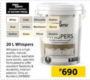 Fired Earth 20L Whispers