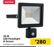 Eurolux 20W LED Floodlight & Sensor