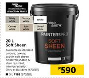 Fired Earth 20L Soft Sheen