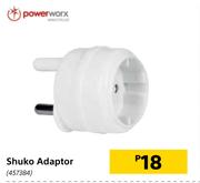 Power Worx Shuko Adaptor