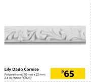 Lily Dado Cornice 50mm x 22mm x 2.4m 
