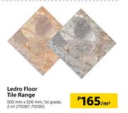 Ledro Floor Tile Range-500mm x 500mm Per Sqm