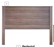Home & Kitchen Walnut Headboard 1800mm x 40mm x 1360mm