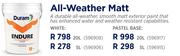 Duram Endure All Weather Matt In White-20Ltr
