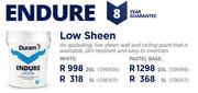 Duram Endure Low Sheen In Pastel Base-5Ltr