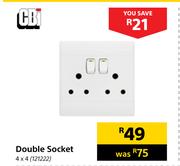 CBI Double Socket 4x4