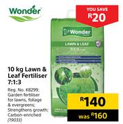 Wonder Lawn & Leaf Fertiliser 7:1:3-10kg
