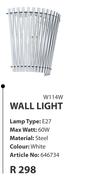Sendero Wall Light W114W