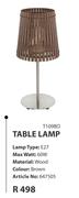 Sendero Table Lamp (T109BO)