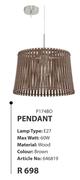 Sendero Pendant Lamp (P174BO)
