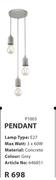 Silvares Pendant P1003