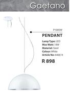 Gaetano Pendant (P1005W)