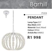 Barhill Pendant P1018