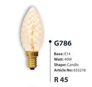 Carbon Filament Lamp G786