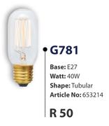 Carbon Filament Lamp G781