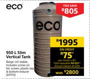 Eco Slim Vertical Tank-950Ltr