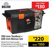 Big Jim 700mm Toolbox + 320mm Bonus Set