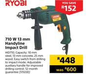 Ryobi 710W 13mm Handyline Impact Drill HID710
