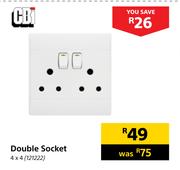 CBI Double Socket 4 x 4
