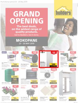 Builders Mokopane : Grand Opening (23 May - 26 May 2019), page 1
