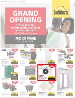 Builders Mokopane : Grand Opening (23 May - 26 May 2019), page 1