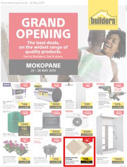 Builders Mokopane : Grand Opening (23 May - 26 May 2019), page 1