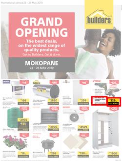 Builders Mokopane : Grand Opening (23 May - 26 May 2019), page 1