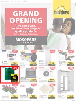 Builders Mokopane : Grand Opening (23 May - 26 May 2019), page 1