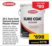 Plascon 20Ltr Sure Coat Solvent Based Plaster Primer