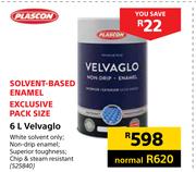 Plascon 6Ltr Velvaglo Solvent Based Enamel