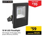Light Worx 10W LED Floodlight