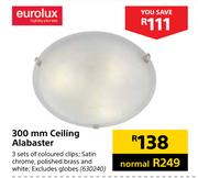 Eurolux 300mm Ceiling Alabaster