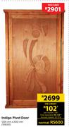 Indigo Pivot Door-1200 x 2032mm