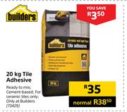 Builders 20Kg Tile Adhesive