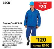 Beck Econo Conti Suit