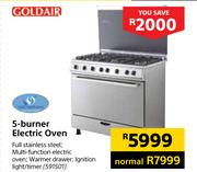 Goldair 5 Burner Electric Oven