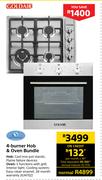Goldair 4 Burner Hob & Oven Bundle
