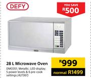 Defy 28Ltr Microwave Oven
