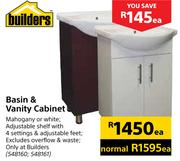 Basin & Vanity Cabinet