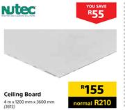 Nutec Ceiling Board-4mX1200mmX3600mm
