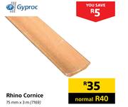 Gyproc Rhino Cornice-75mmX3m