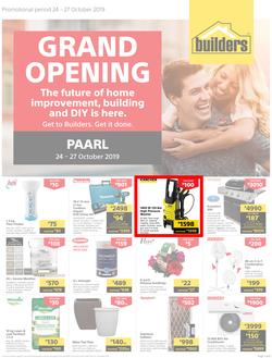 Builders Express Paarl : Grand Opening (24 Oct - 27 Oct 2019), page 1
